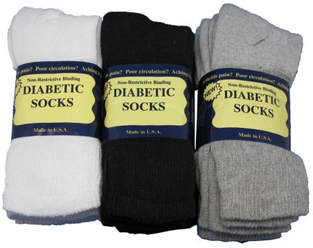 3 Pairs of Diabetic Socks (Size 10-13)
